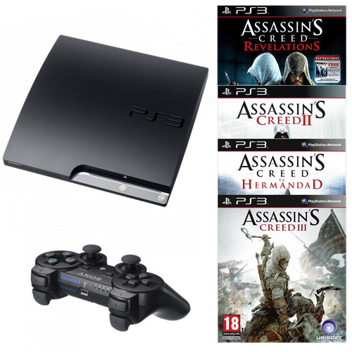Pack ps3 slim 120 gb - pack:,